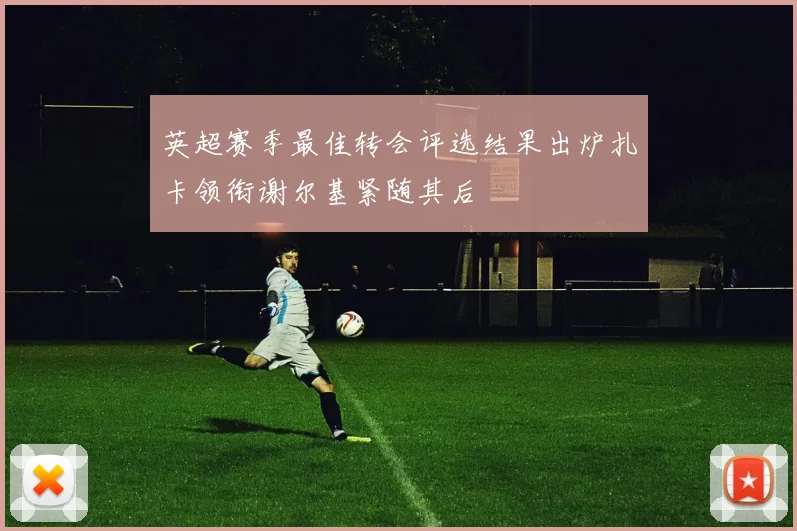 英超赛季最佳转会评选结果出炉扎卡领衔谢尔基紧随其后